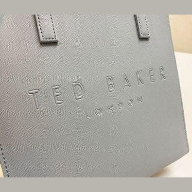 【TED BAKER | テッドベーカー】定番・大人気!seacon スモール アイコントートバッグ《グレー》