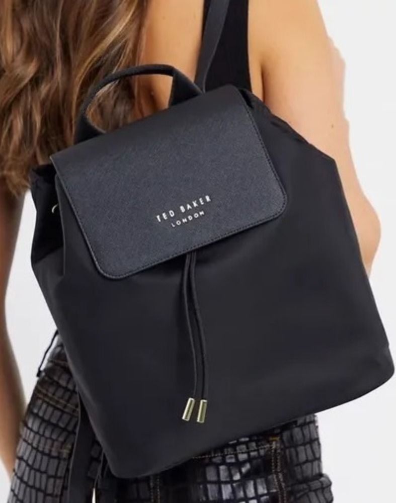 【TED BAKER | テッドベーカー】Naome ナイロン バックパック《ブラック》