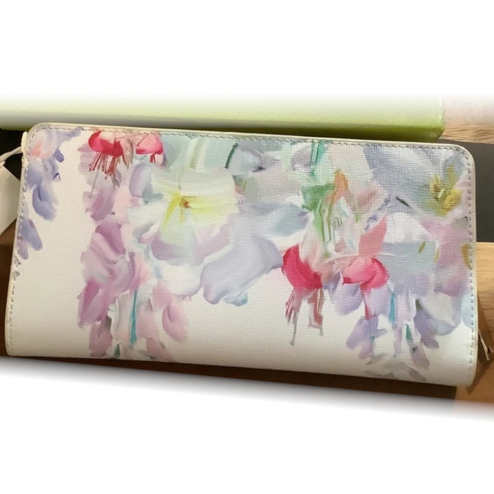 【TED BAKER/テッドベーカー】素敵!Hanging Garden ラウンドジップ長財布《花柄》