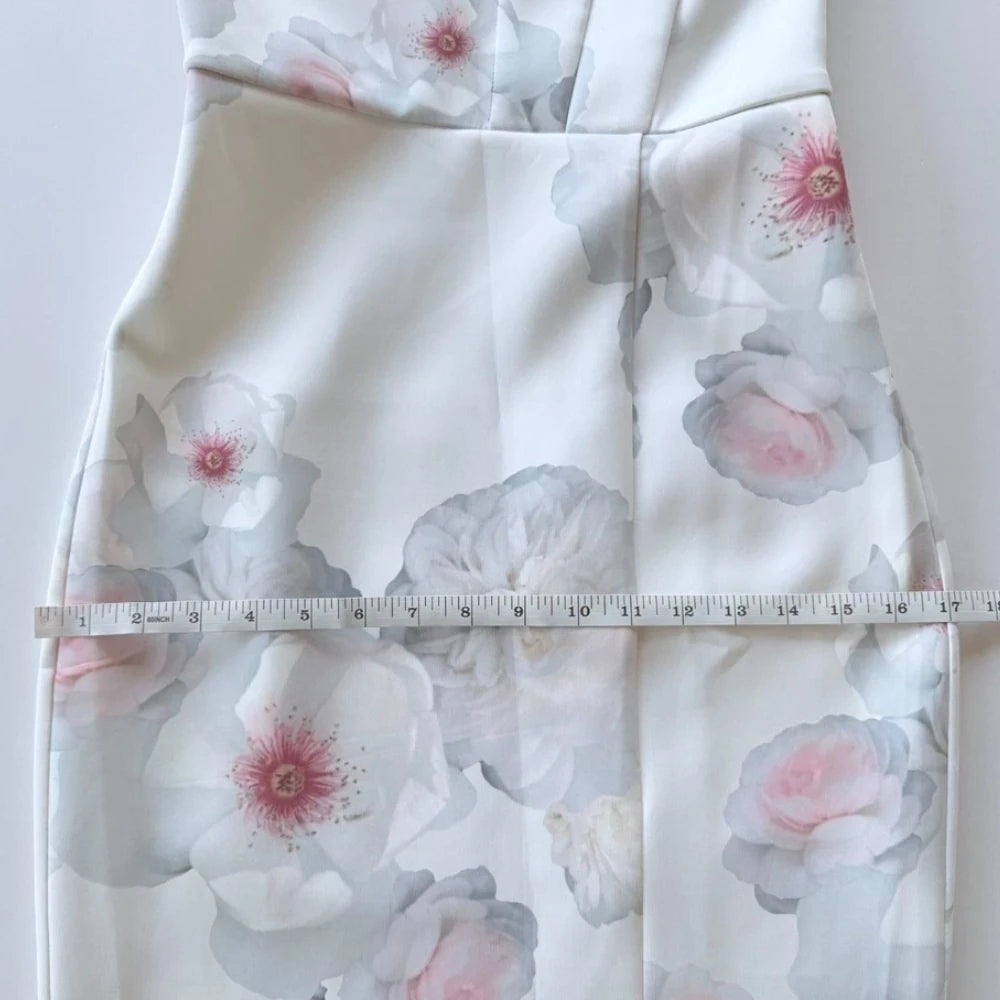 【TED BAKER | テッドベーカー】素敵!Lovez オフショルダー ボディコン ワンピース《ナチュラル》