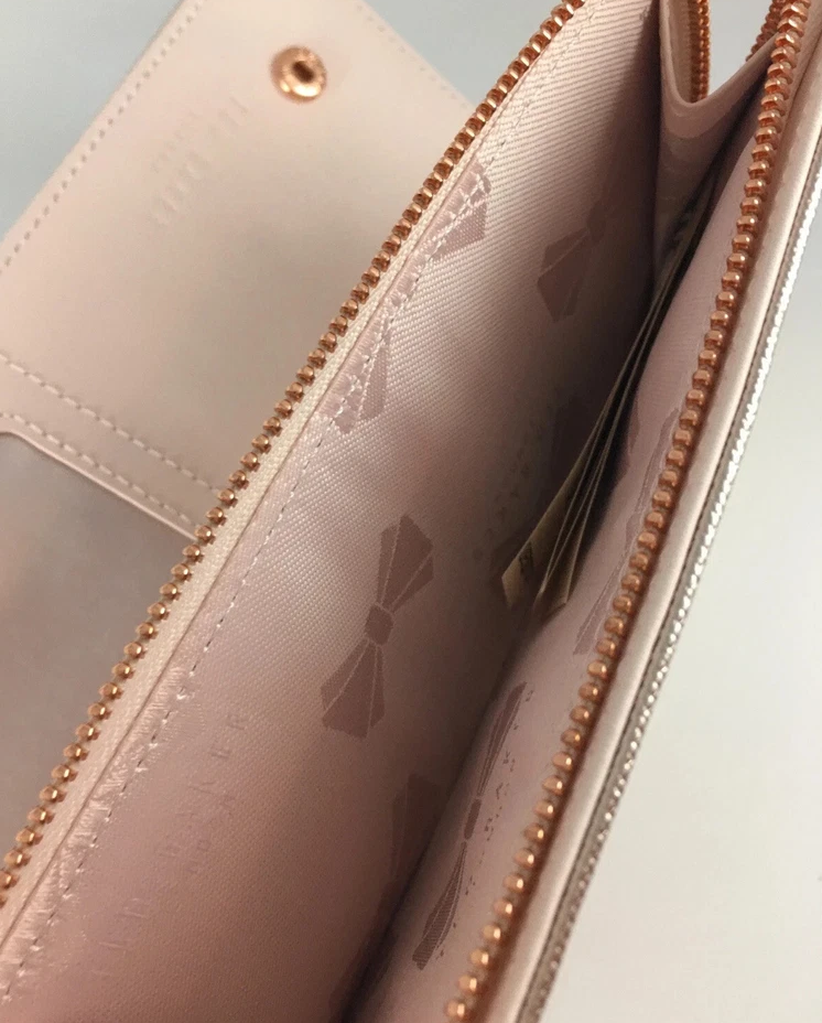 【TED BAKER/テッドベーカー】素敵！Aimor フラップ 長財布《ローズゴールド》