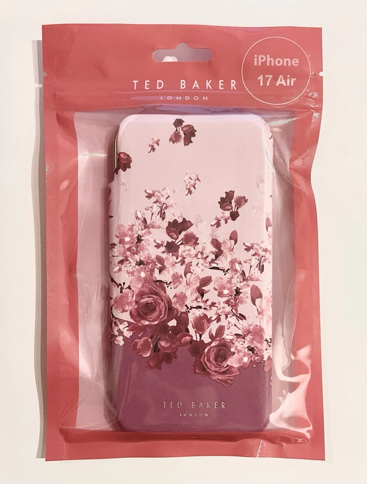 【TED BAKER | テッドベーカー】希少！スキャッタードフラワーズ ミラー付 手帳型 iPhone Air ケース