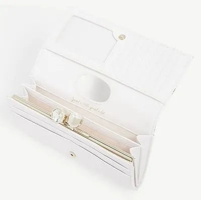 【TED BAKER/テッドベーカー】素敵！WELSEY レザーがま口長財布《花柄》