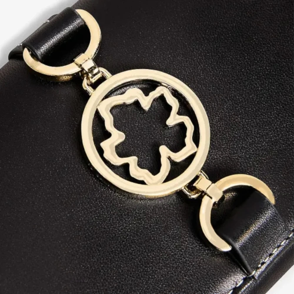 【TED BAKER | テッドベーカー】Kensen マグノリアチャーム付き ミニ財布《ブラック》
