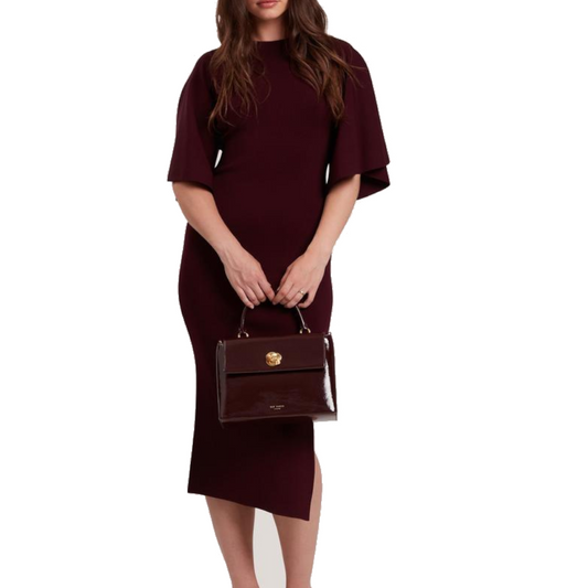【TED BAKER | テッドベーカー】素敵！Lounia フルートスリーブ ニット ワンピース