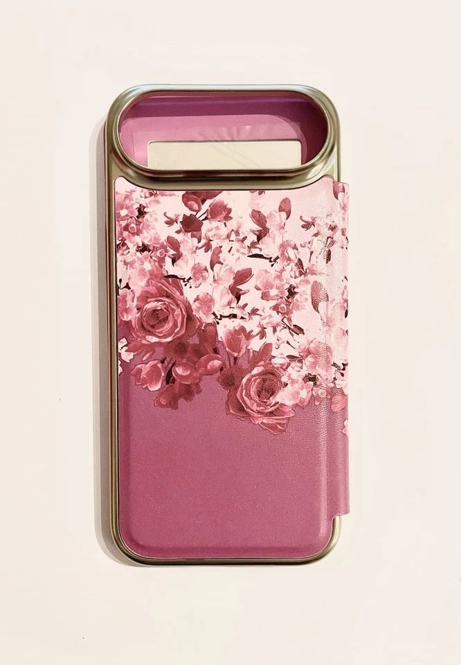 【TED BAKER | テッドベーカー】希少！スキャッタードフラワーズ ミラー付 手帳型 iPhone Air ケース