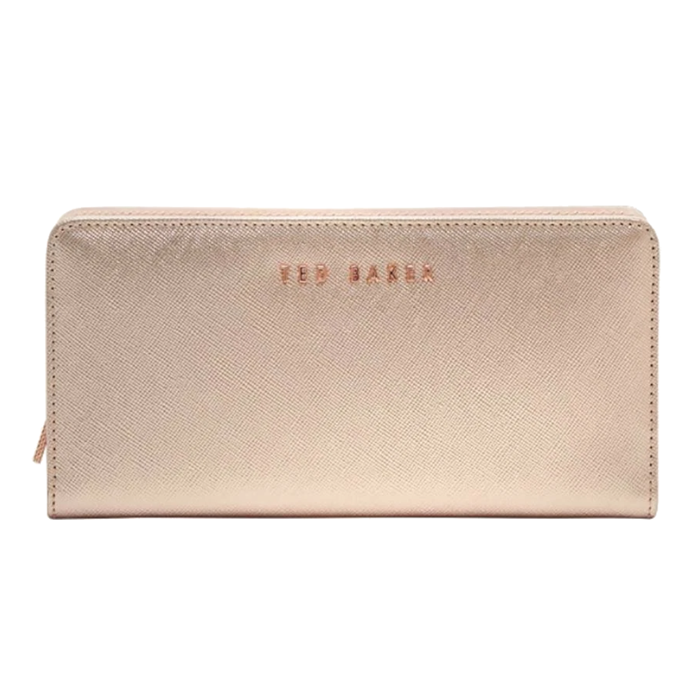 【TED BAKER/テッドベーカー】素敵！Aimor フラップ 長財布《ローズゴールド》