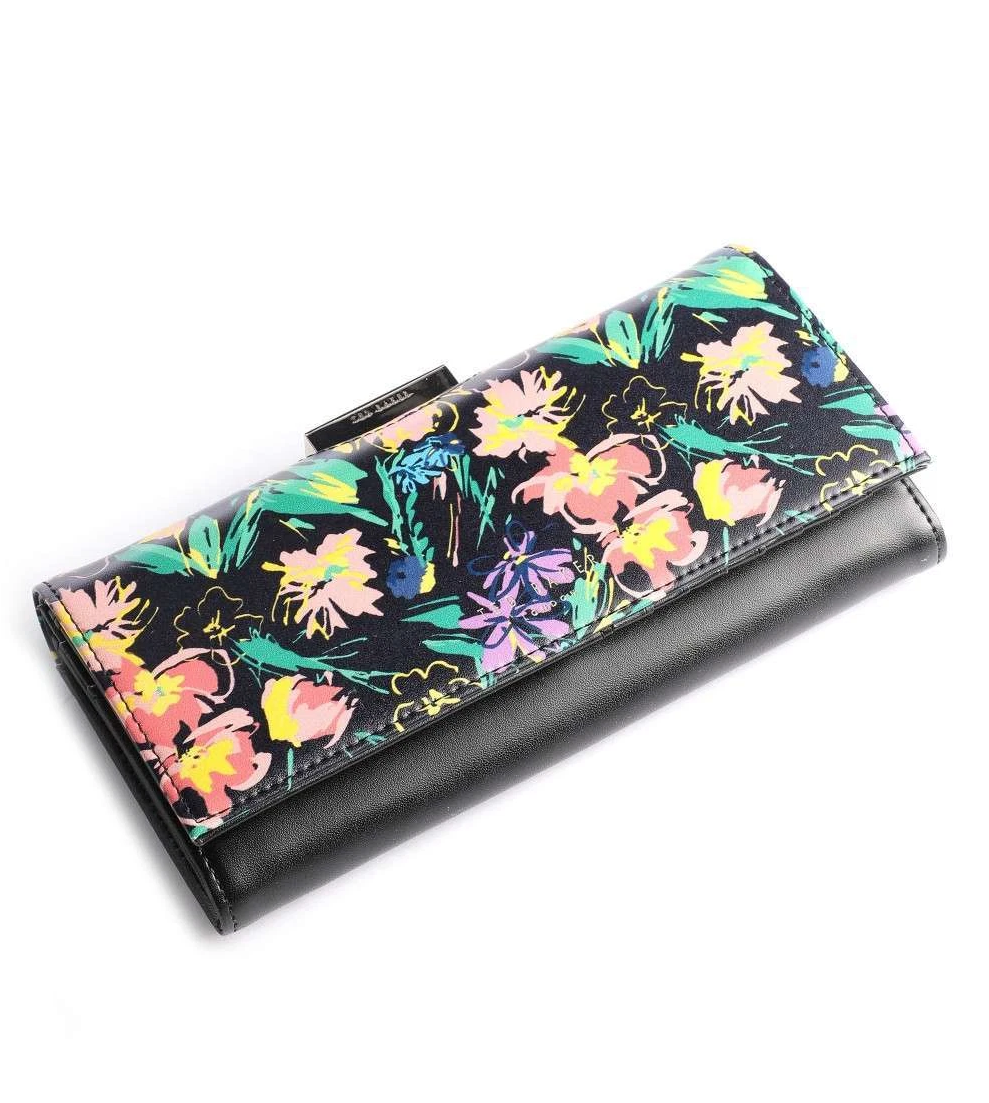 【TED BAKER/テッドベーカー】Marjan レザー スナップ式 長財布《ブラック》