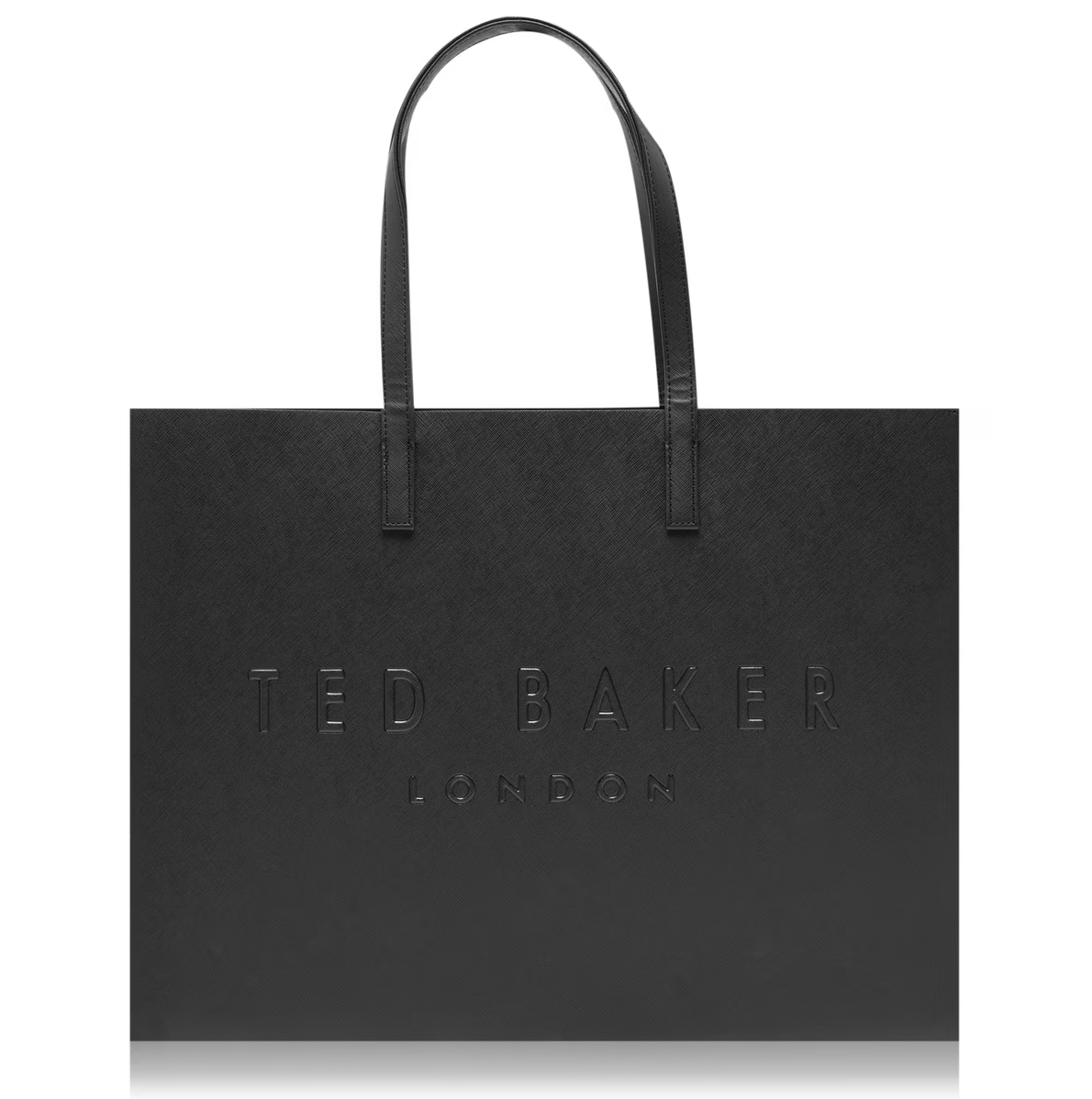 【TED BAKER | テッドベーカー】Sukicon 横長 LARGE ICON トートバッグ《ブラック》