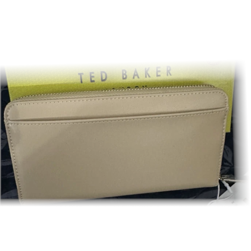【TED BAKER/テッドベーカー】Jorjana ラウンドジップ長財布《ナチュラル》