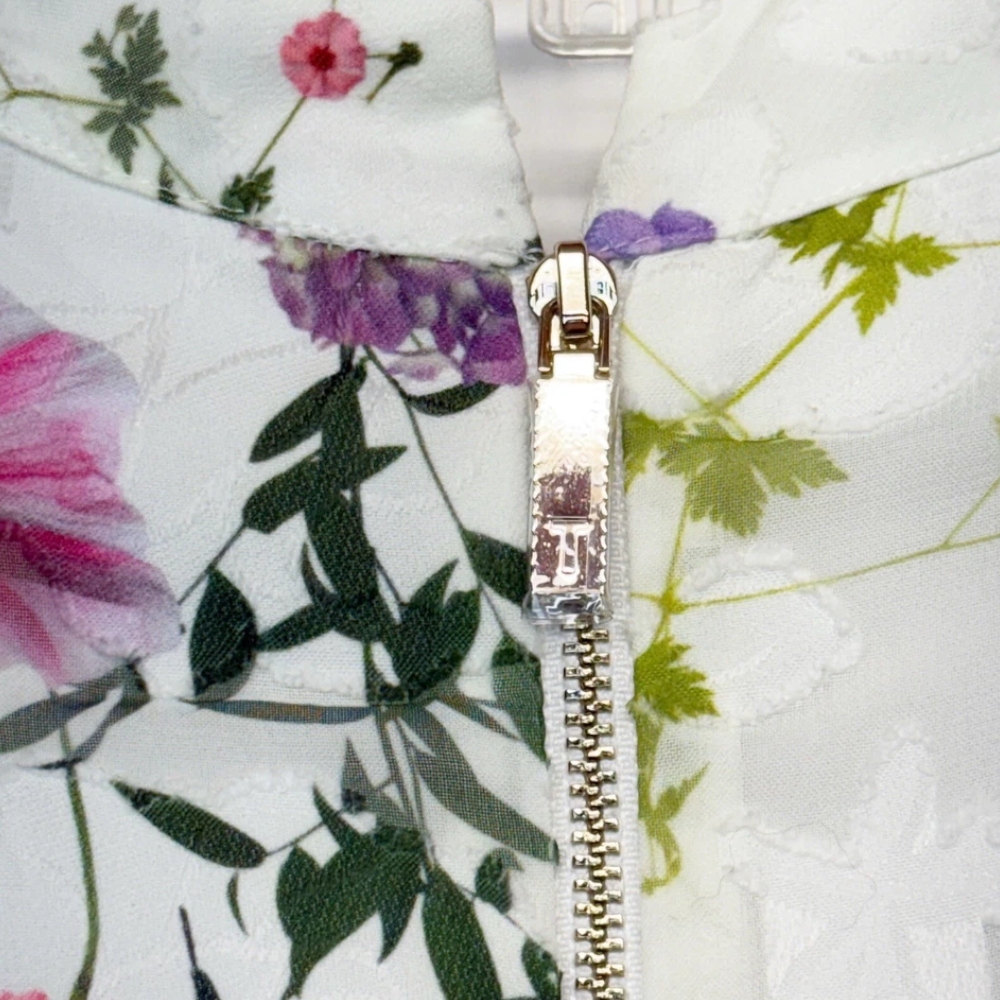 【TED BAKER | テッドベーカー】 IMANE チュニックワンピース 《花柄 ホワイト》