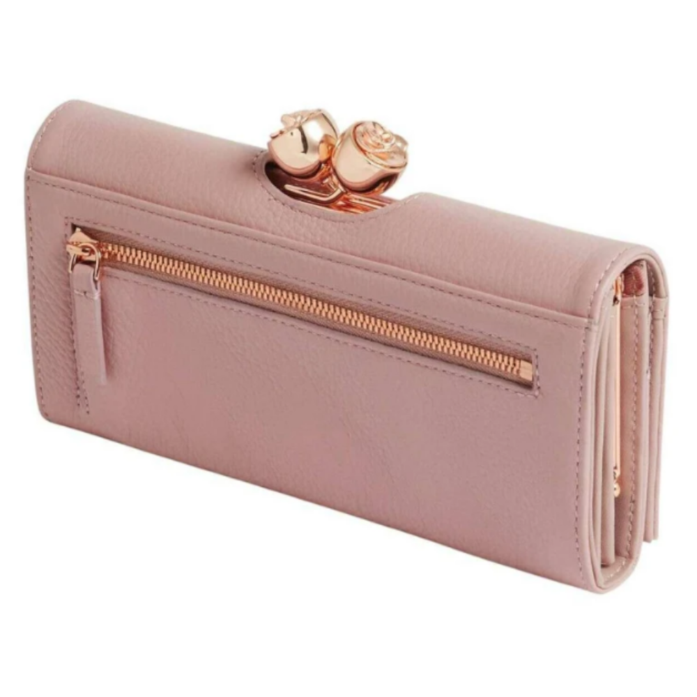 【TED BAKER/テッドベーカー】素敵！ROOSALI お花がま口 長財布 《ライトピンク》