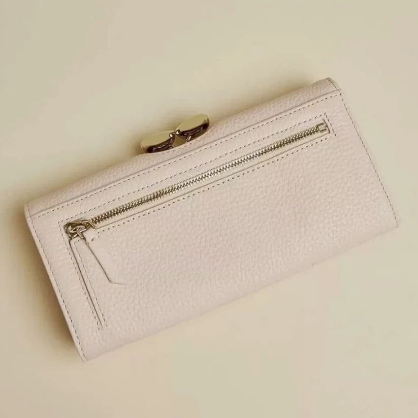 【TED BAKER/テッドベーカー】Alyysaa レザー がま口長財布《ピンク》