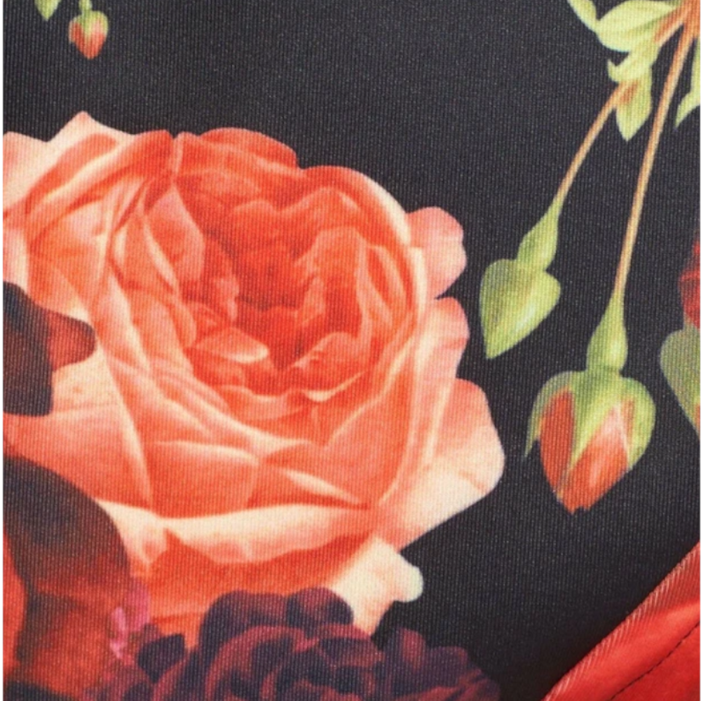 【TED BAKER | テッドベーカー】Xylee Juxtapose お花柄 スケーター ワンピース《花柄ブラック》ピー)