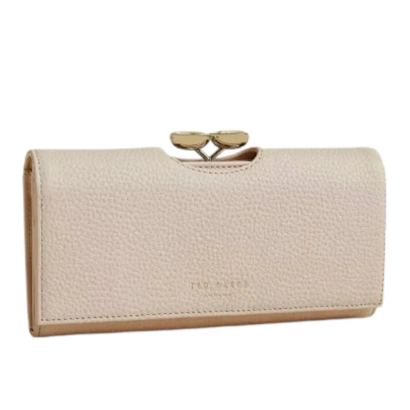 【TED BAKER/テッドベーカー】Alyysaa レザー がま口長財布《ピンク》
