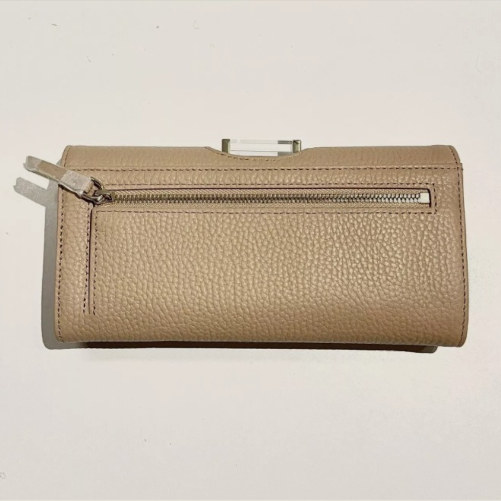 【TED BAKER/テッドベーカー】Bita レザースナップ式 がま口長財布《トープ》