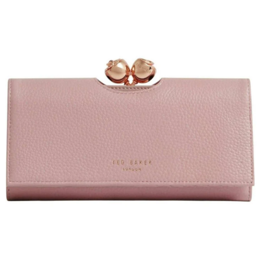 【TED BAKER/テッドベーカー】素敵！ROOSALI お花がま口 長財布 《ライトピンク》