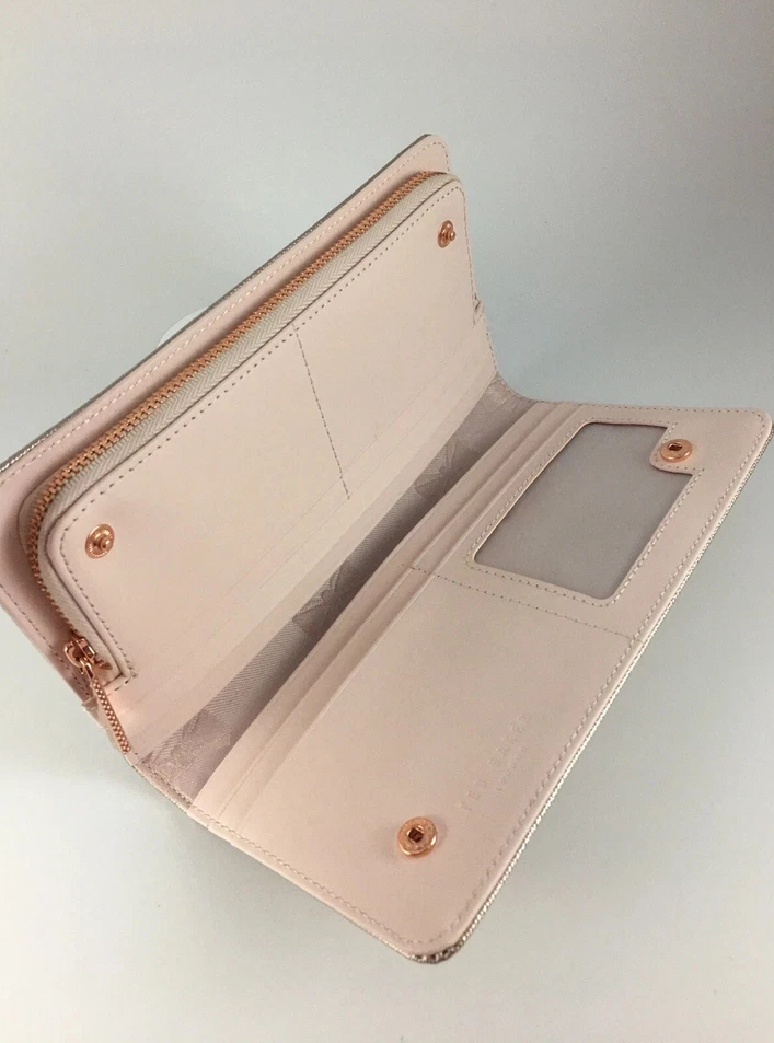 【TED BAKER/テッドベーカー】素敵！Aimor フラップ 長財布《ローズゴールド》