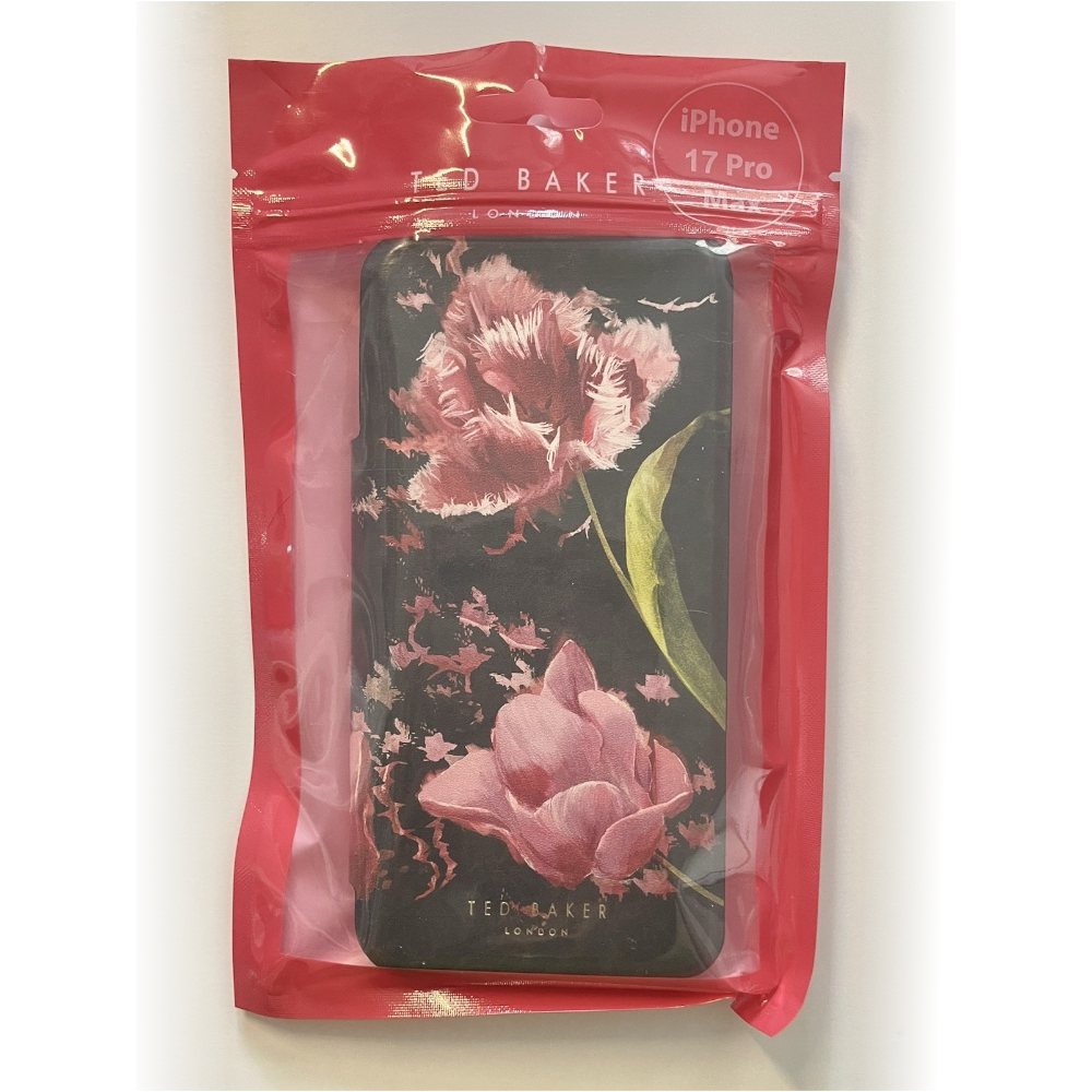 【TED BAKER | テッドベーカー】希少！チューリップピンク ミラー付 手帳型 iPhone 17 Pro Max ケース