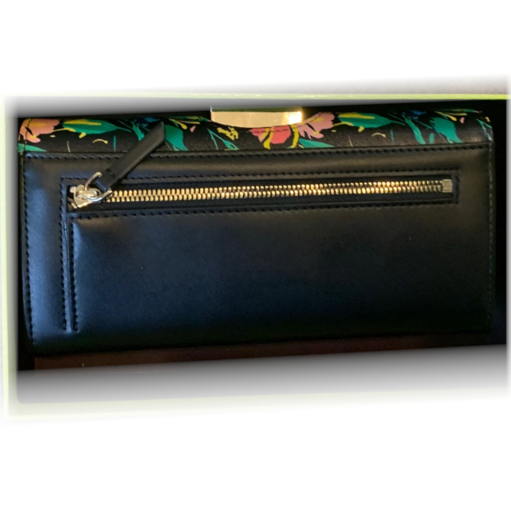 【TED BAKER/テッドベーカー】Marjan レザー スナップ式 長財布《ブラック》