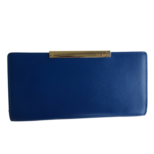 【TED BAKER/テッドベーカー】DARRAH ジップアラウンドレザー長財布《ブルー 》