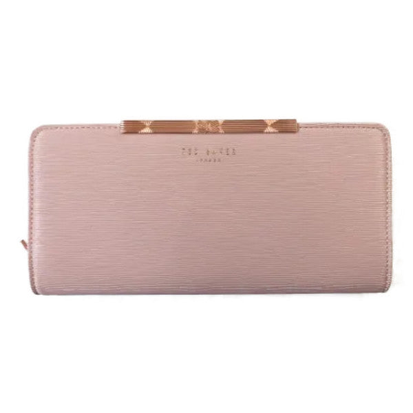 【TED BAKER/テッドベーカー】YASMINE ラウンドジップ長財布《ペールピンク》