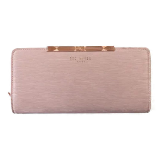 【TED BAKER/テッドベーカー】YASMINE ラウンドジップ長財布《ペールピンク》
