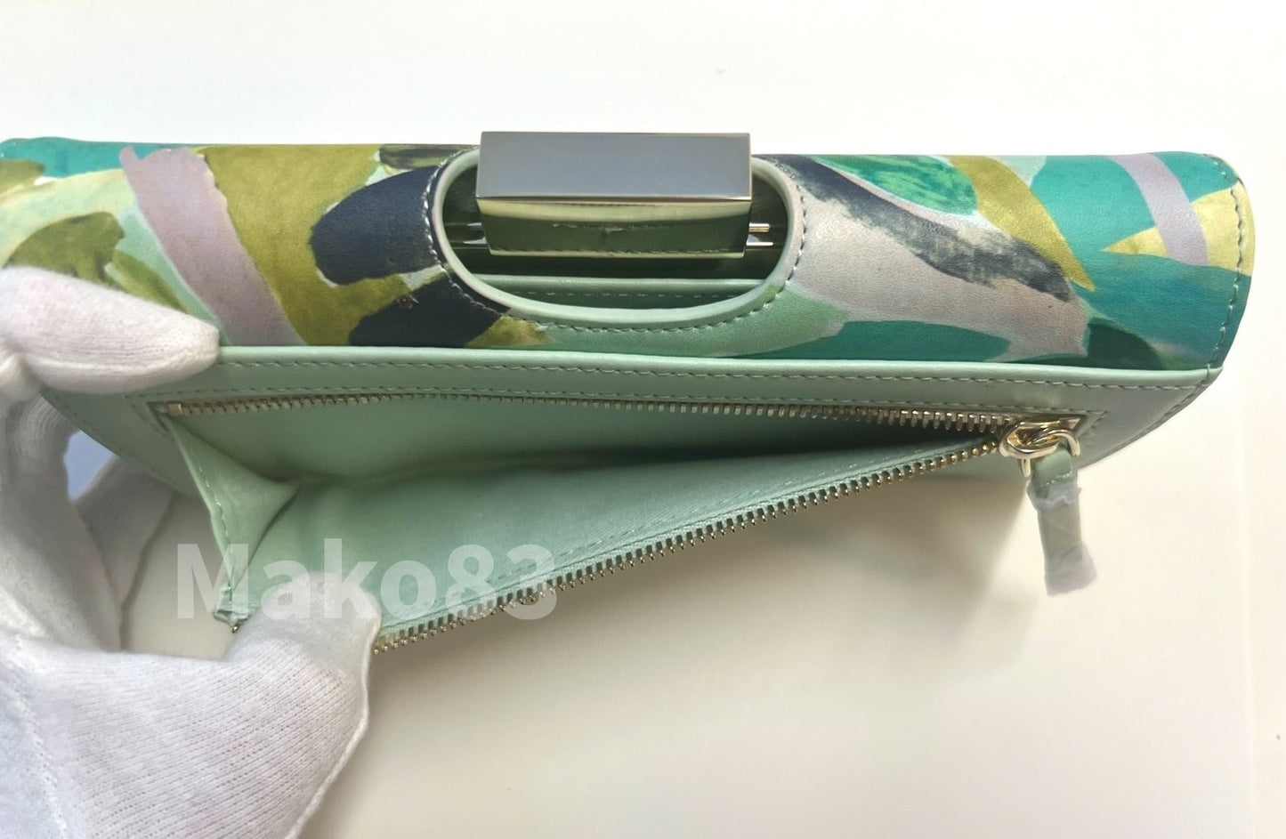 【TED BAKER/テッドベーカー】NIKTA マルチカラープリント スナップ式 長財布《グリーン》