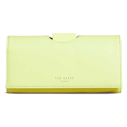 【TED BAKER/テッドベーカー】Seelda レザー スナップ式 折り財布《イエロー》