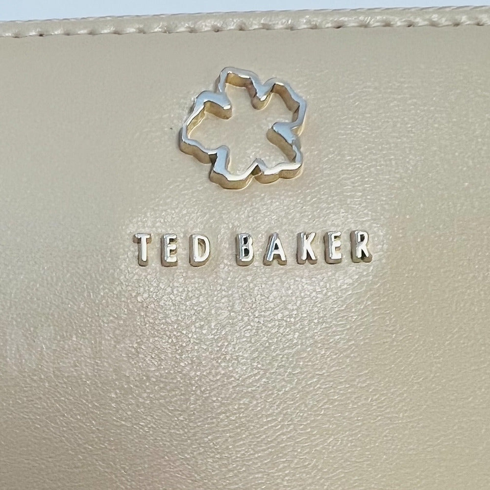 【TED BAKER/テッドベーカー】Jorjana ラウンドジップ長財布《ナチュラル》