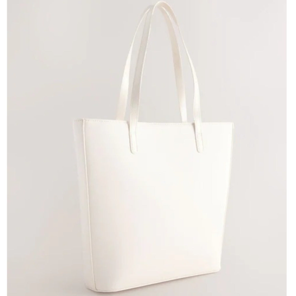 【Baker by Ted Baker】大人もOK！エンボス加工PUトートバッグ《ホワイト》