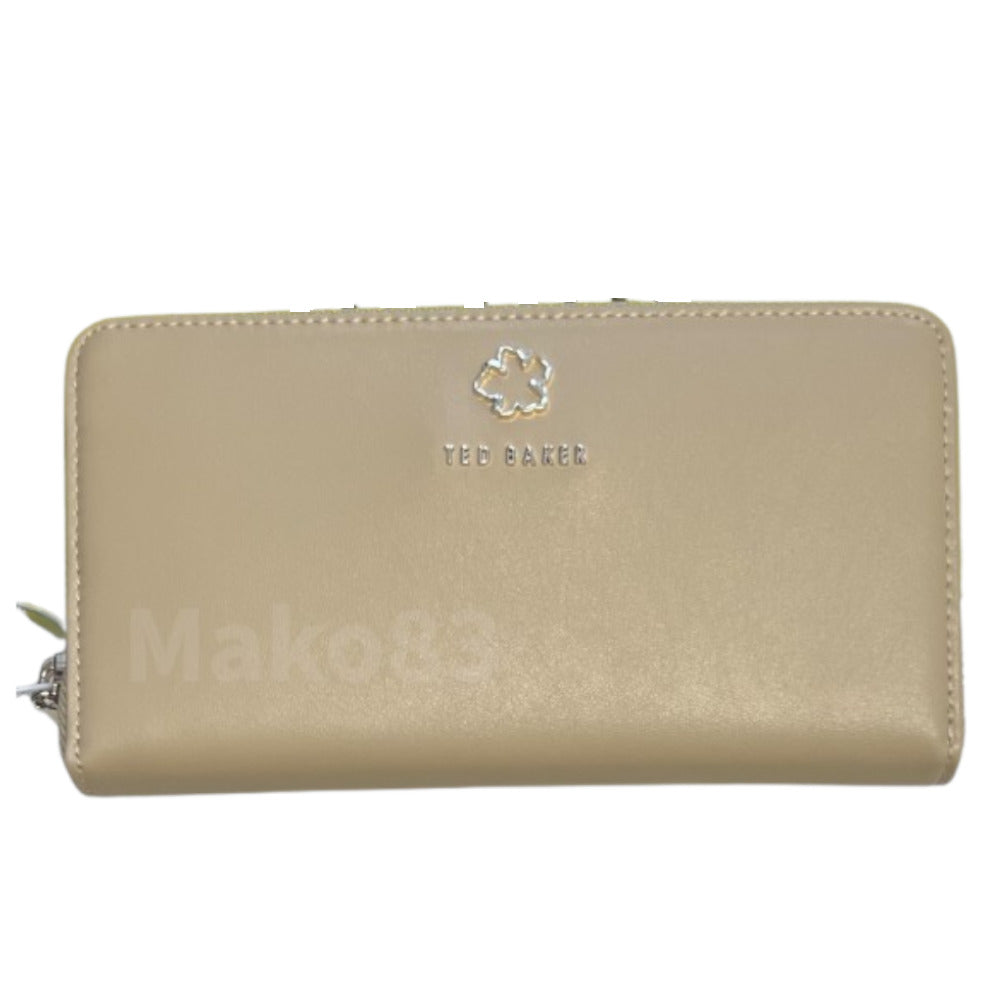 【TED BAKER/テッドベーカー】Jorjana ラウンドジップ長財布《ナチュラル》