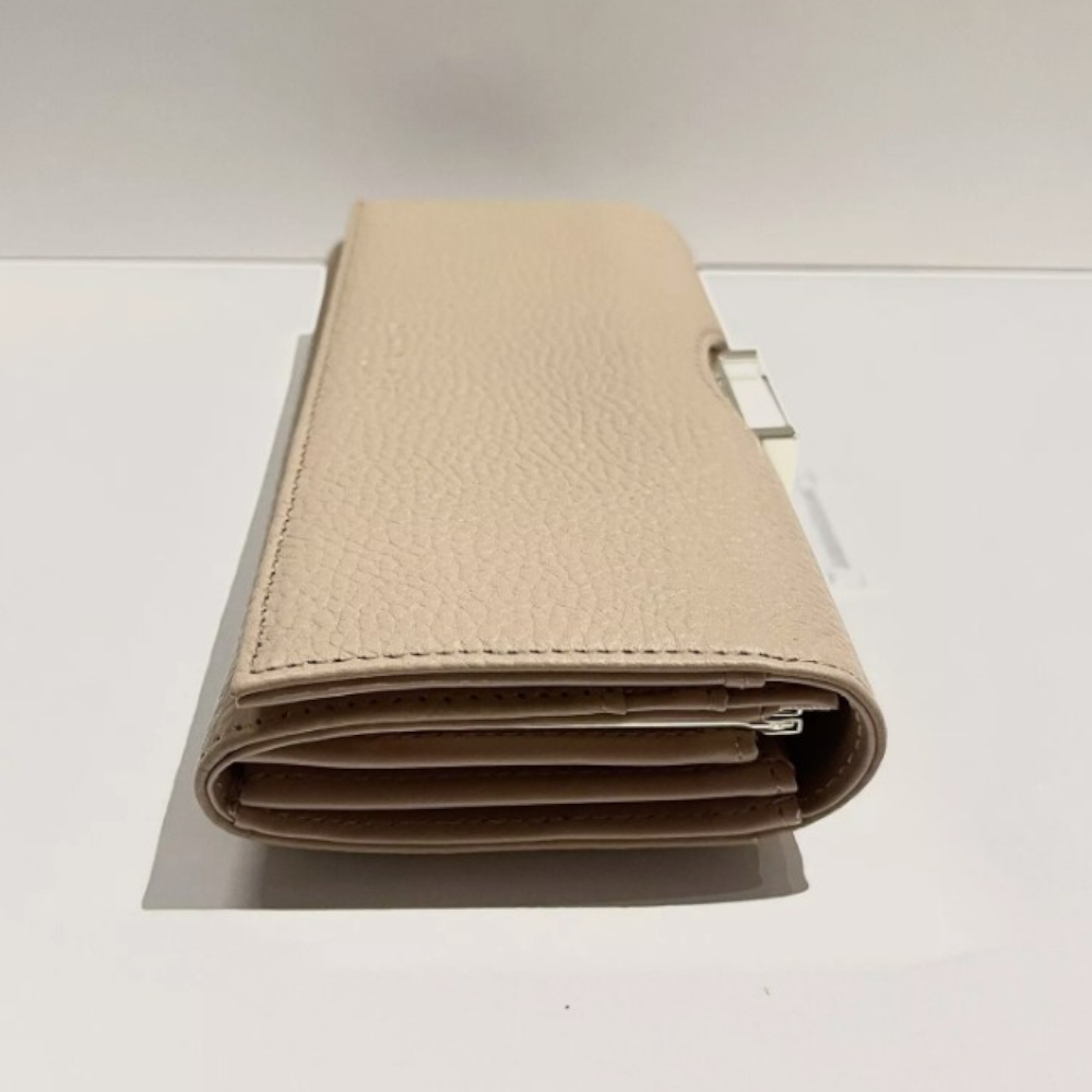 【TED BAKER/テッドベーカー】Bita レザースナップ式 がま口長財布《トープ》