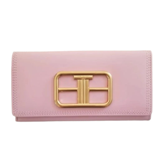 【TED BAKER/テッドベーカー】1点で持ち歩いても素敵！Tikay スナップ式長財布 《ピンク》