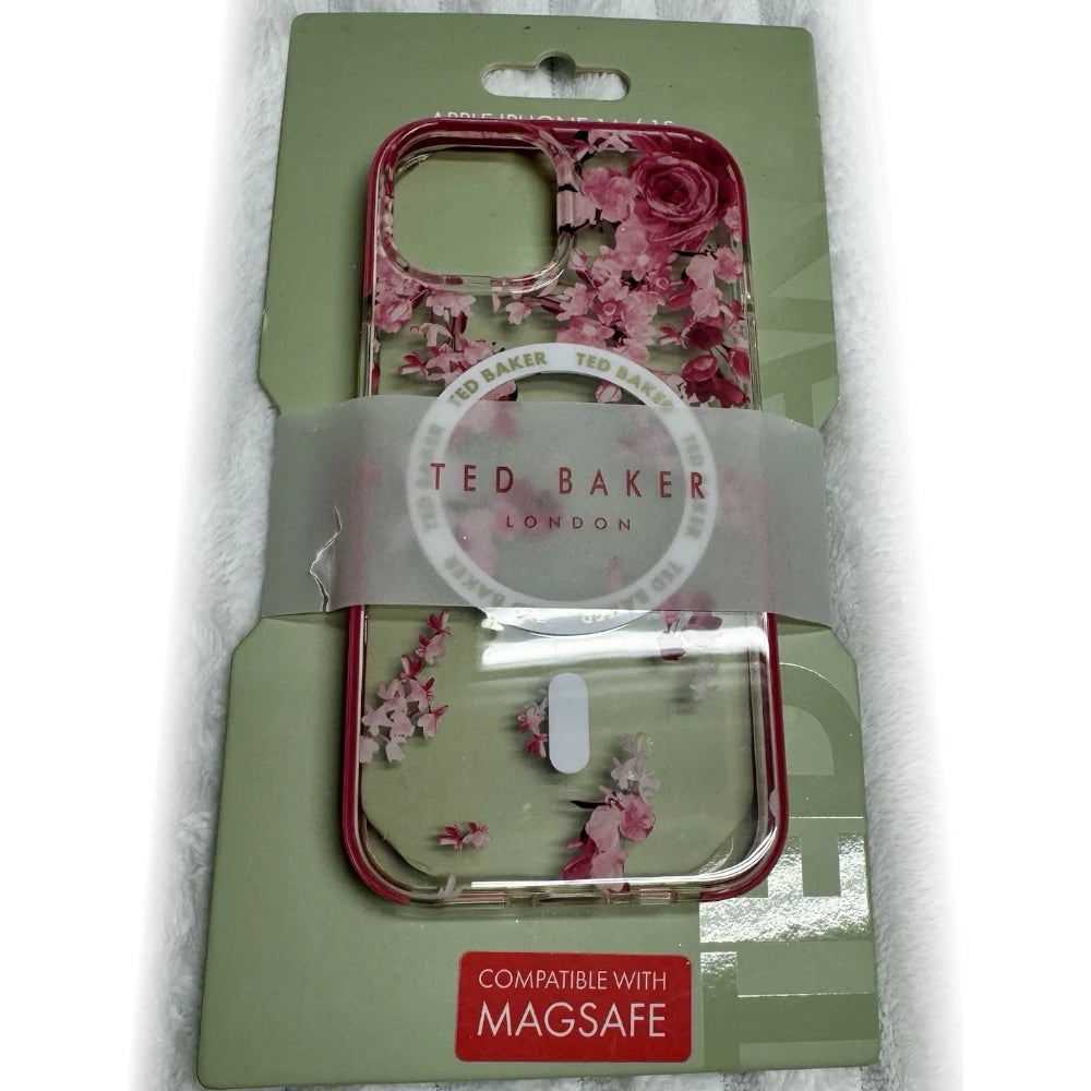 【TED BAKER | テッドベーカー】希少！お花柄 Anti-Shock  iPhone 14/15 クリアケース