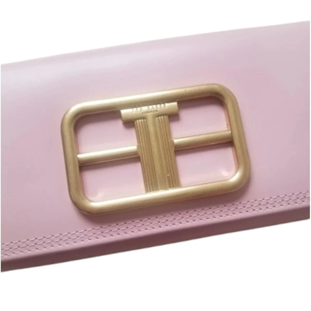【TED BAKER/テッドベーカー】1点で持ち歩いても素敵！Tikay スナップ式長財布 《ピンク》