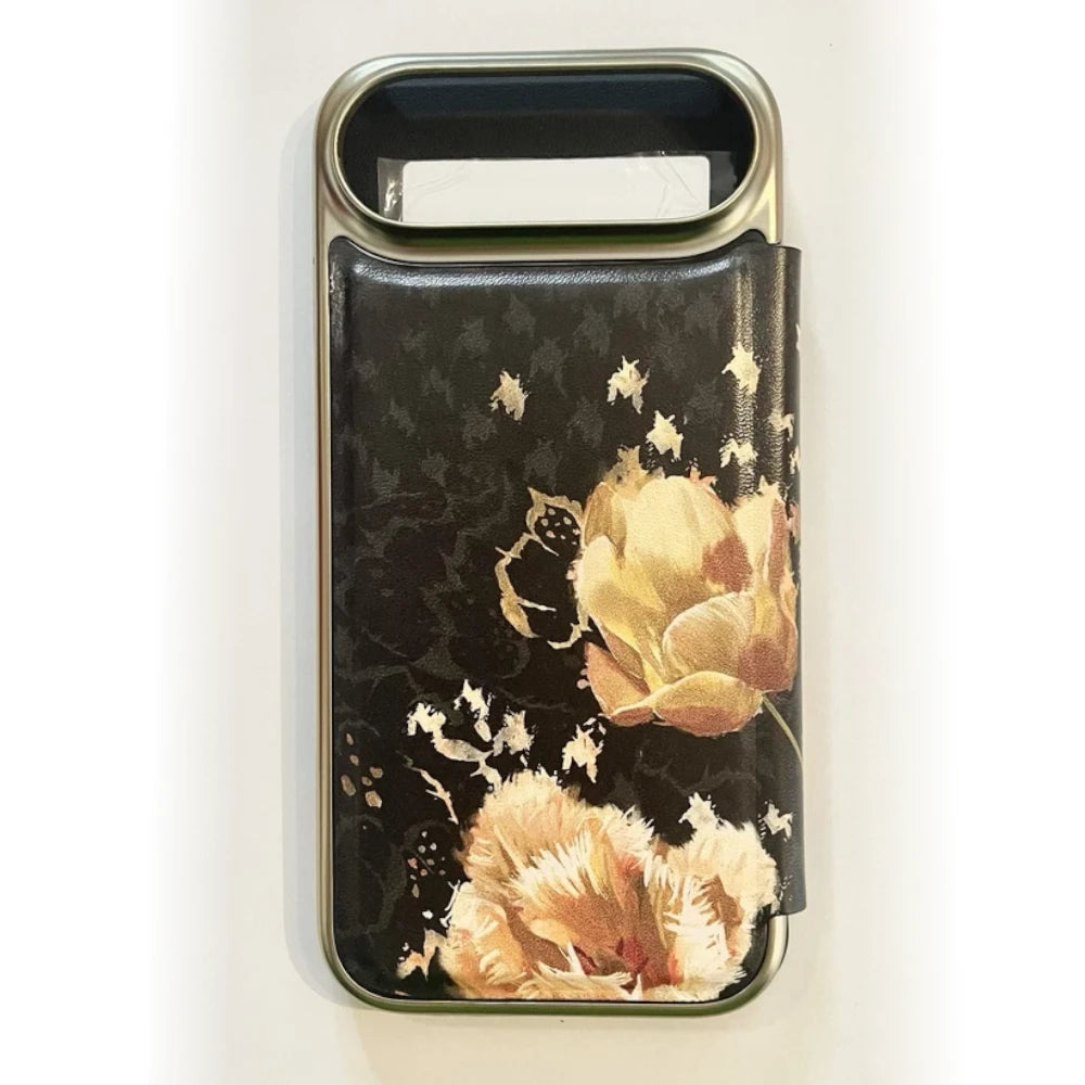 【TED BAKER | テッドベーカー】希少！チューリップオレンジ ミラー付 手帳型  iPhone Air ケース