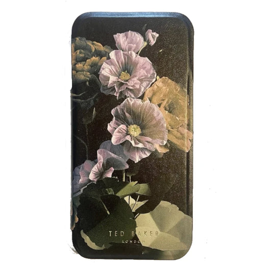 【TED BAKER | テッドベーカー】希少！ペーパーフラワー ミラー付 手帳型   iPhone 17 Pro ケース