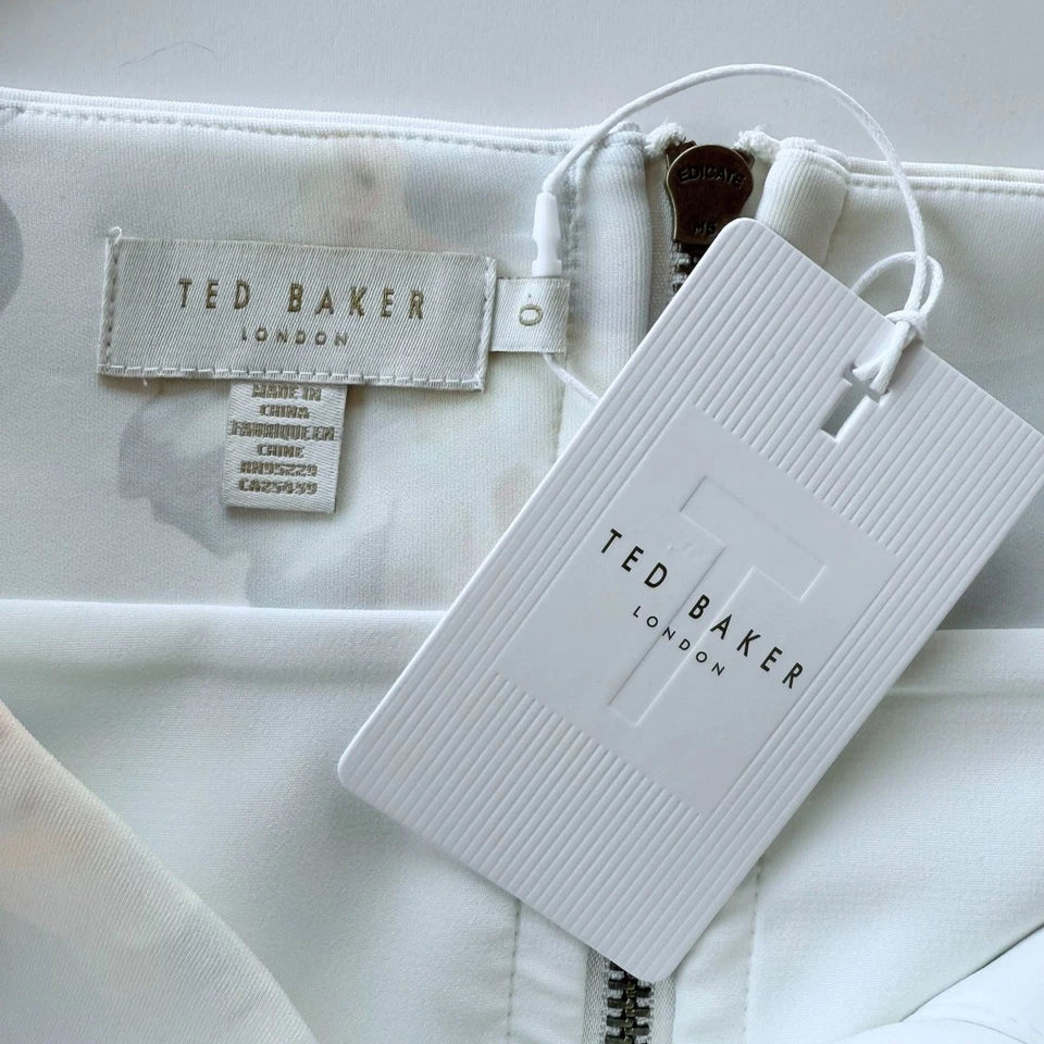 【TED BAKER | テッドベーカー】素敵！Lovez オフショルダー ボディコン ワンピース《ナチュラル》