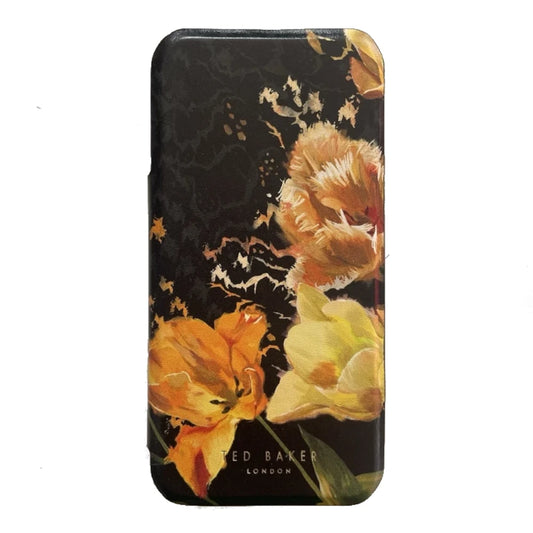 【TED BAKER | テッドベーカー】希少！チューリップオレンジ ミラー付 手帳型  iPhone Air ケース