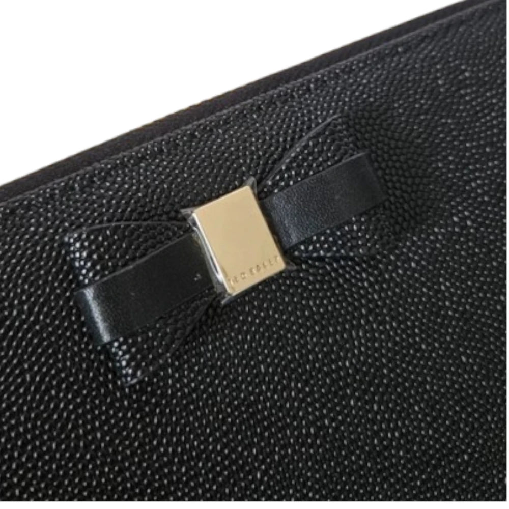 【TED BAKER/テッドベーカー】Aubriee ラウンドジップ長財布 《ブラック》