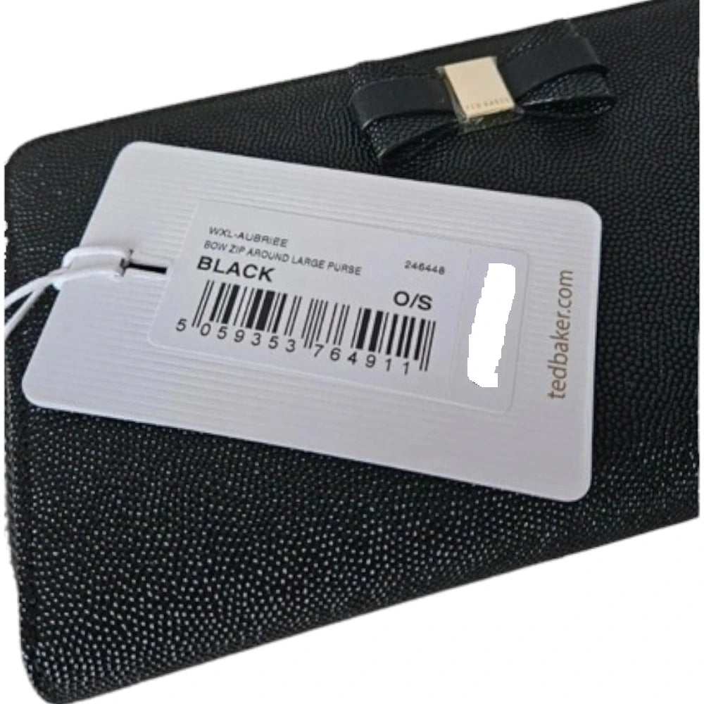 【TED BAKER/テッドベーカー】Aubriee ラウンドジップ長財布 《ブラック》