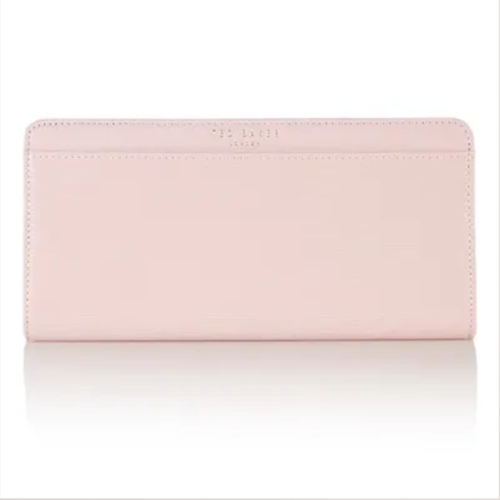 【TED BAKER/テッドベーカー】YASMINE ラウンドジップ長財布《ペールピンク》