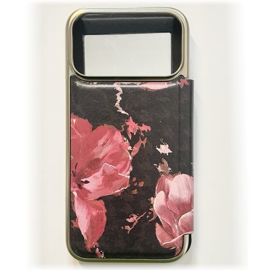 【TED BAKER | テッドベーカー】希少！チューリップピンク ミラー付 手帳型 iPhone 17 Pro ケース